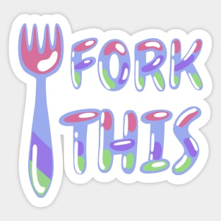 Fork This Sticker